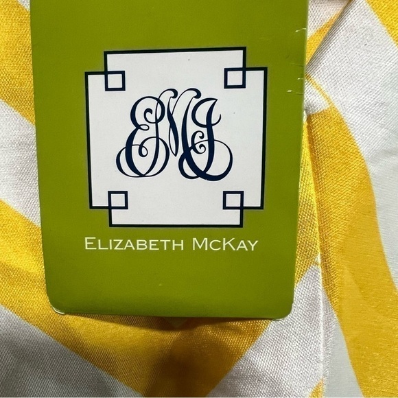Elizabeth McKay 50’s Dress in Yellow Chevron, New with Tags - Picture 4 of 7